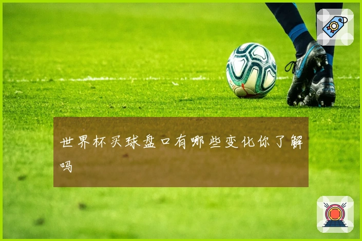 世界杯买球盘口有哪些变化你了解吗